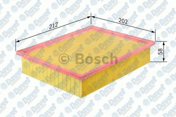 BOSCH F026400055 Hava Filtresi Sprinter 209 224 324 424 524 Crafter 30 35 50 2.0 Bitdi 2.0 Tdi 2.5 Tdi